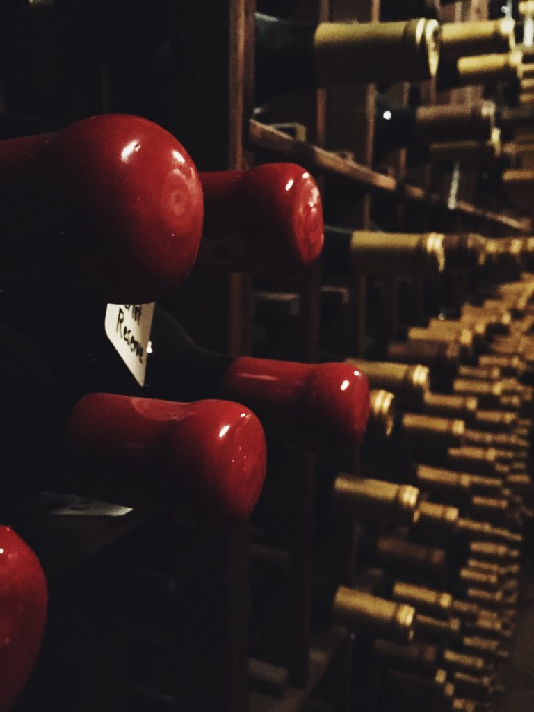 Aging Wine In A Wine Cellar